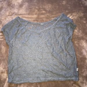 Hollister lace crop top